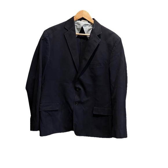 Billy Reid Navy 100% Cotton Men's Sports Deconstructed Blazer Size 44R